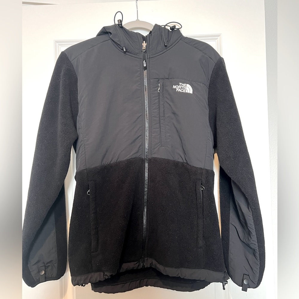 New North Face Hooded Denali Fleece Jacket